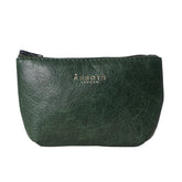 Genuine Soft Real Leather Zip Around Coin Purse for Women Accessory Mini Pouch